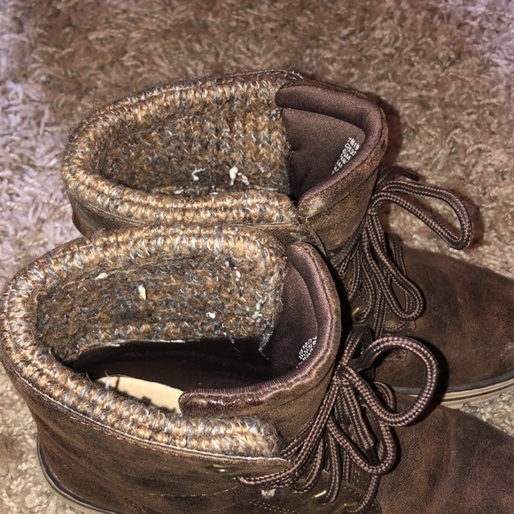 Cliff boots Keegan boots winter/fall hiking boots size 6 1/2M brown boots - Picture 2 of 5